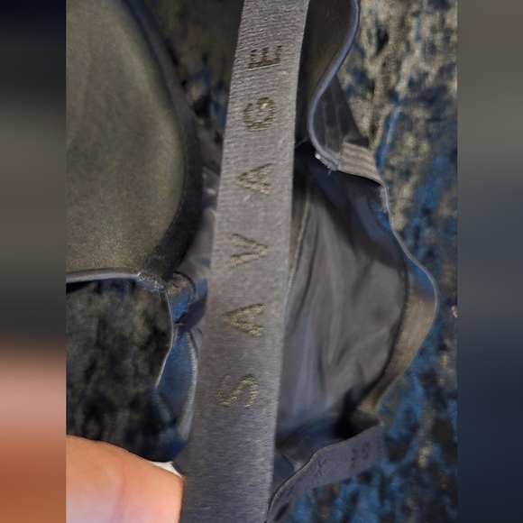 Fenty savage black tshirt bra most popular rihanna snug support  38DDD - Picture 7 of 13